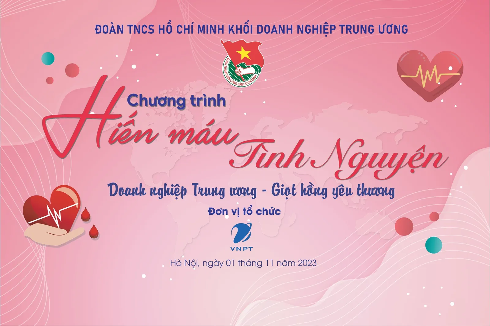 Cán bộ, nhân viên, đoàn viên Smart Media  tham gia Chương trình hiến máu tình nguyện 2023