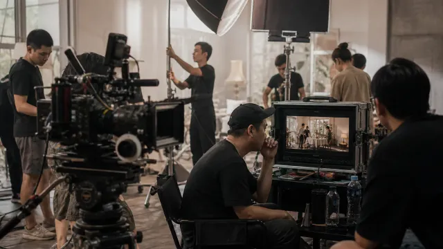 Ê-kíp quay hậu trường một TVC quảng cáo